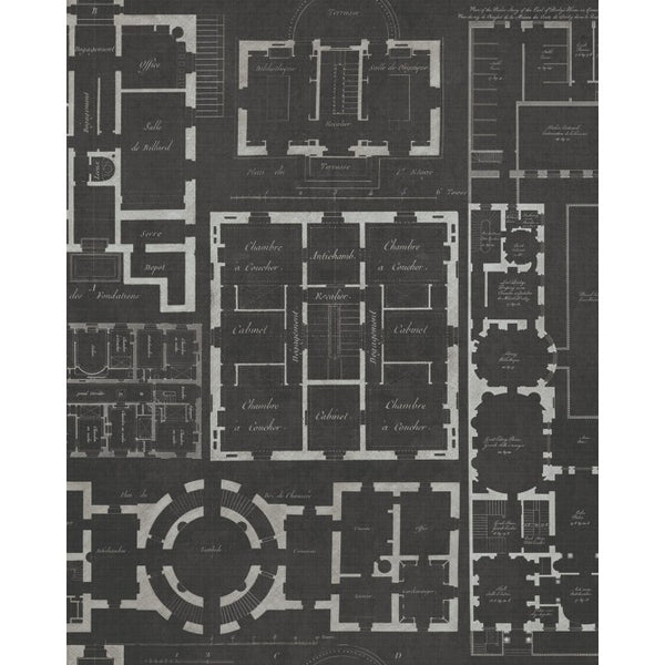 Chateau Anthracite Wallpaper | Mind The Gap