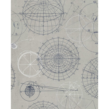 Astronomy - Blue, White, Grey Wallcovering | Mind the Gap
