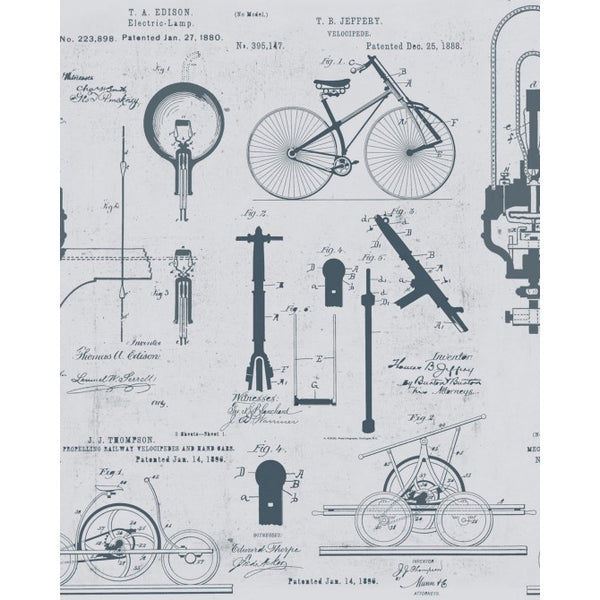 Patents Gray Wallpaper | Mind The Gap