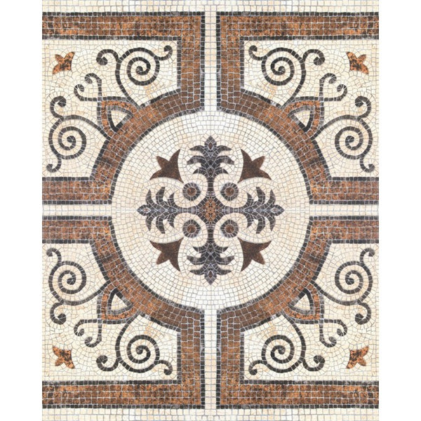 Byzantine Tile - Grey, Beige, Brown Wallcovering | Mind the Gap
