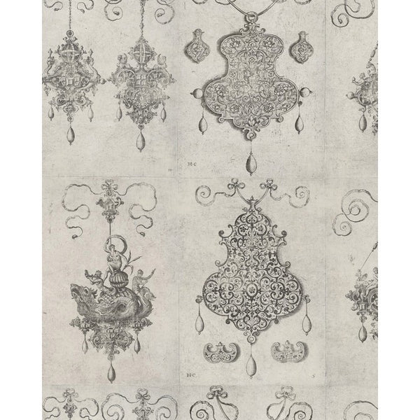 Bijoux - Black, Grey Wallcovering | Mind the Gap
