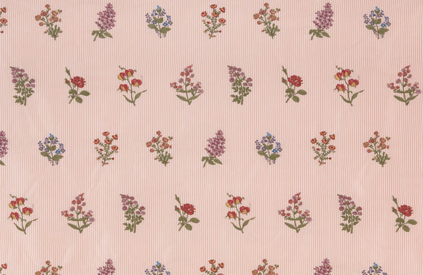 Herbier - broderie Vieux Rose | Pierre Frey
