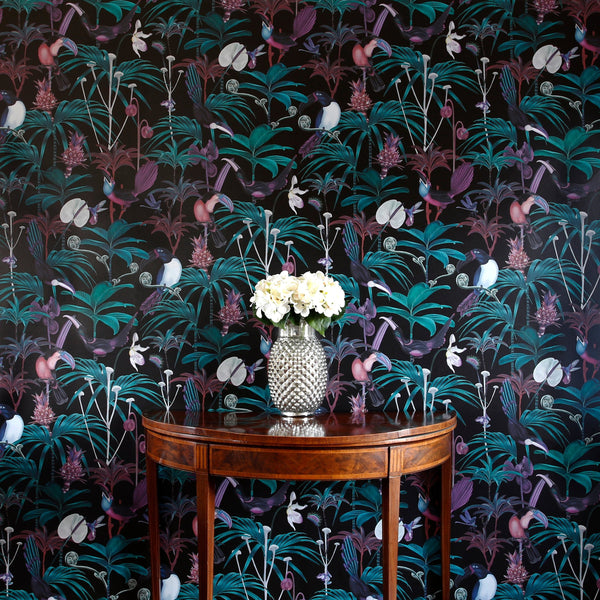 Xanadu - Dark Jungle Wallcovering