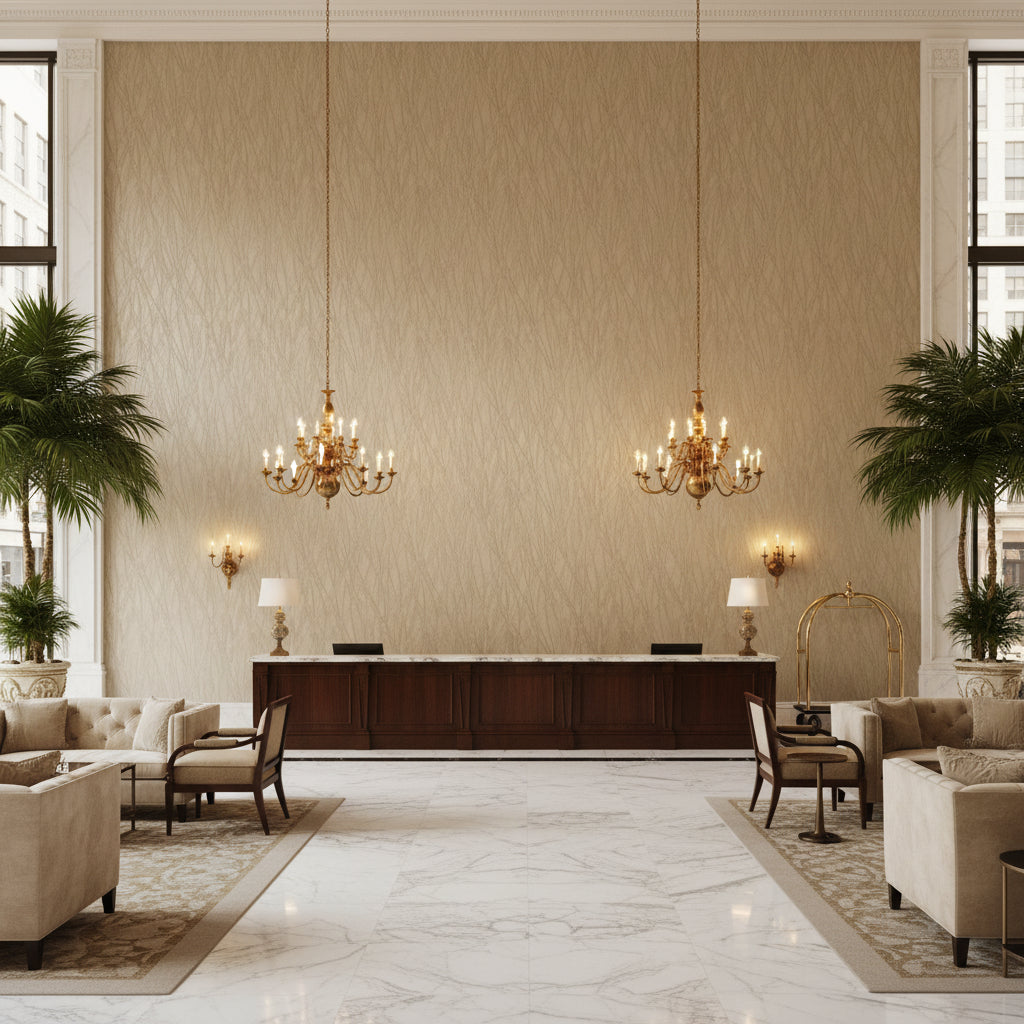 Addlington Type II Vinyl  Wallpaper | Hollywood Wallcoverings