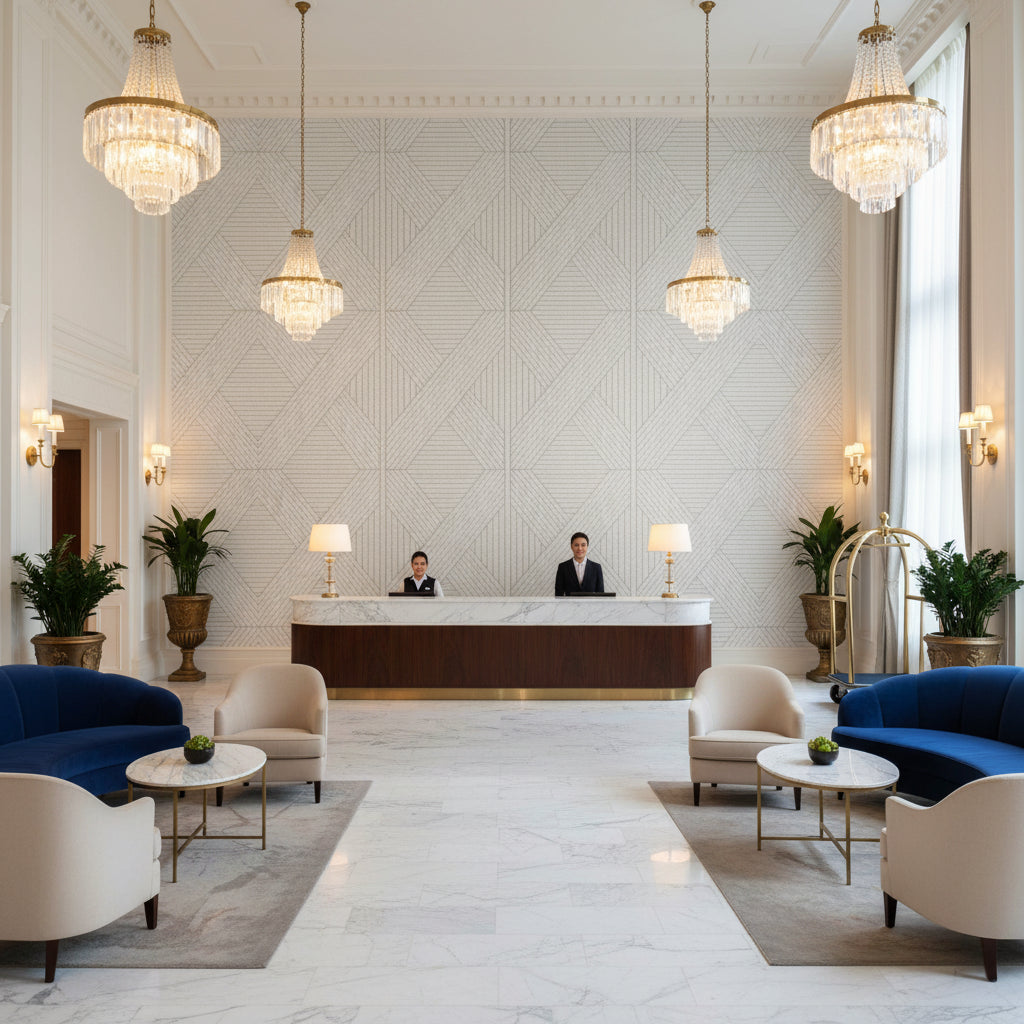 Maidstone - Oyster Type II Vinyl | Hollywood Wallcoverings