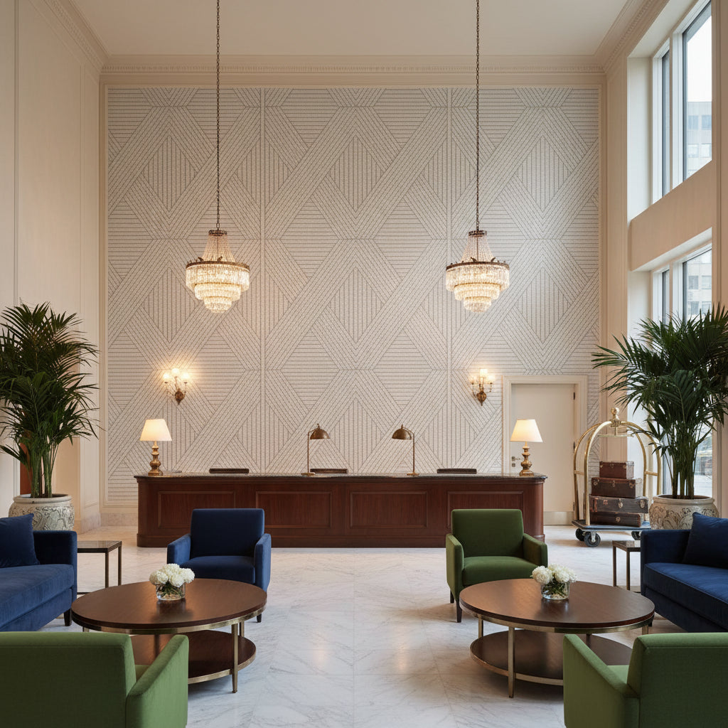 Maidstone - Sand Type II Vinyl | Hollywood Wallcoverings