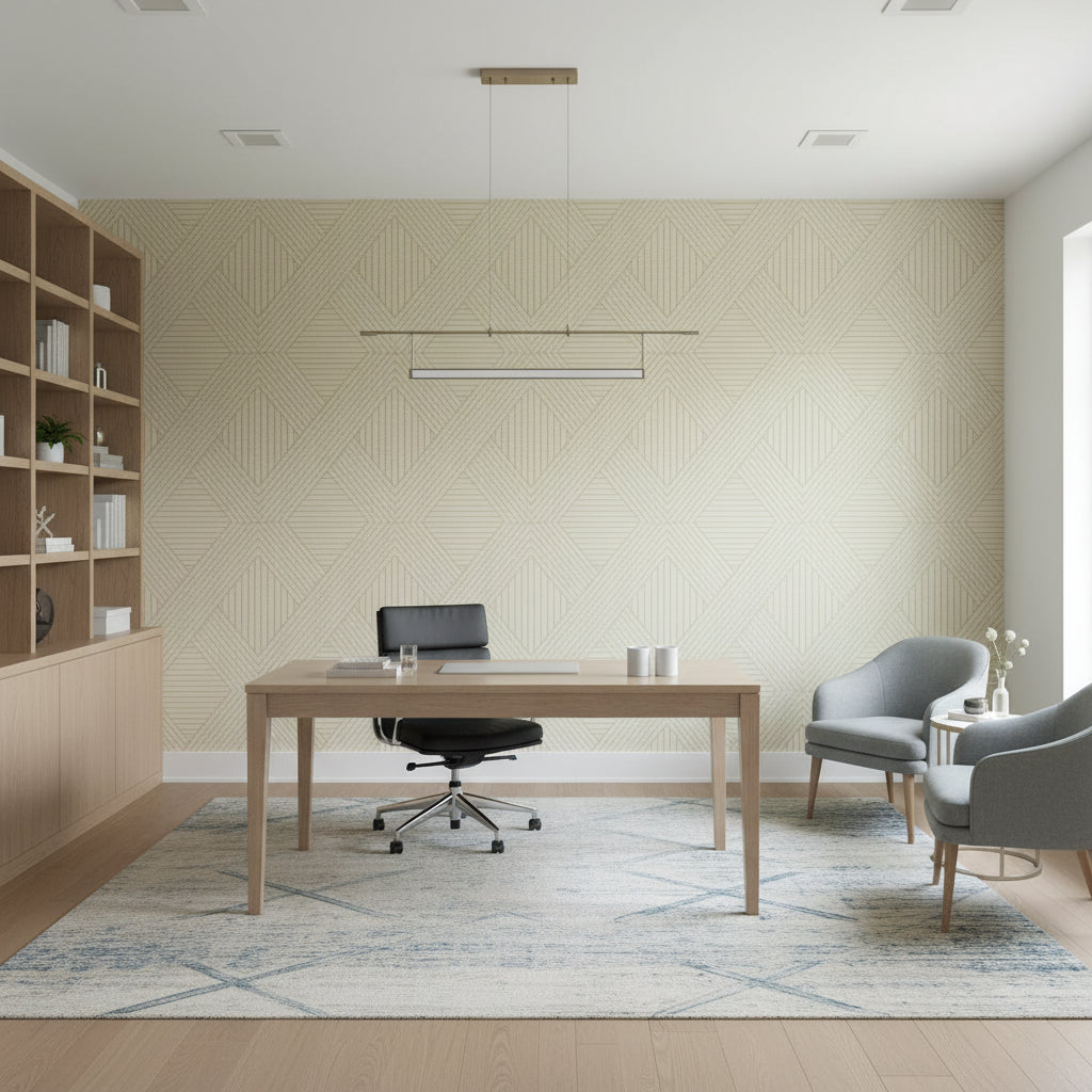 Maidstone - Pewter Type II Vinyl | Hollywood Wallcoverings