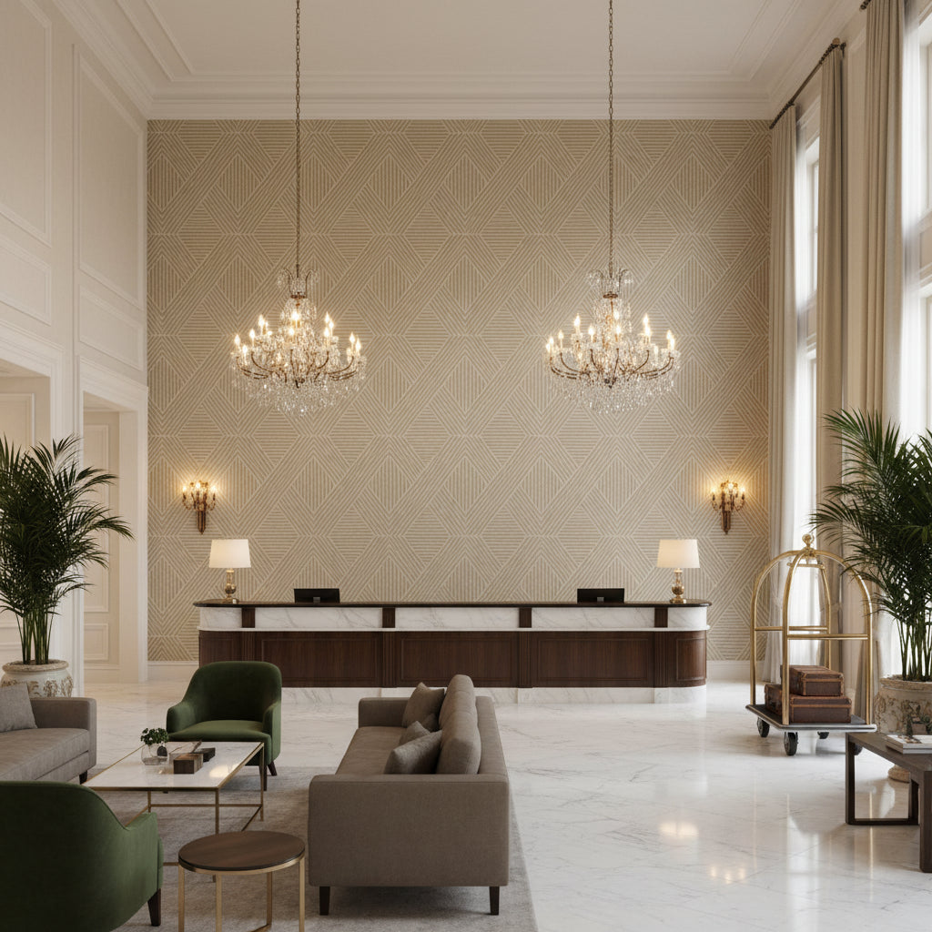Maidstone - Sage Type II Vinyl | Hollywood Wallcoverings