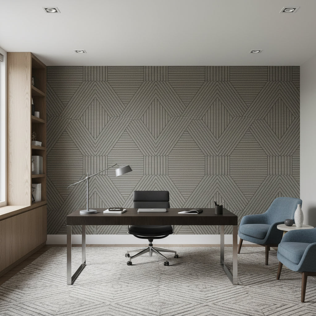 Maidstone - Mist Type II Vinyl | Hollywood Wallcoverings