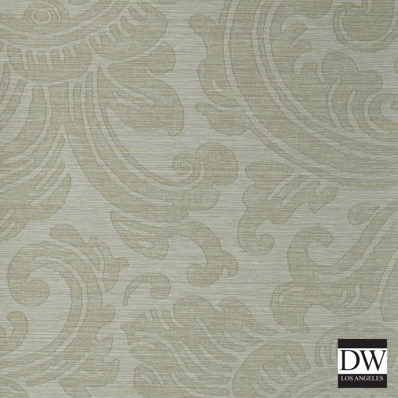 Canal Damask Durable Vinyl | Hollywood Wallcoverings