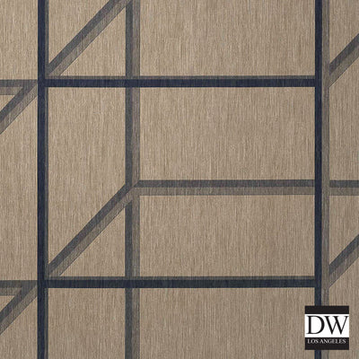 Montgomery Metallic Cubed Durable | Hollywood Wallcoverings