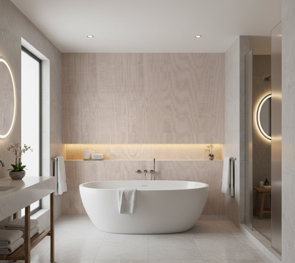 Yasu Silver | Brunschwig & Fils - bathroom room setting