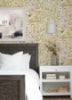 Yellow Marigold Forest Flower Peel and Stick Wallcovering | Jeffrey Stevens - Image 3