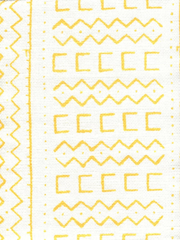 Yellow on Oyster Wallcoverings | Alan Campbell