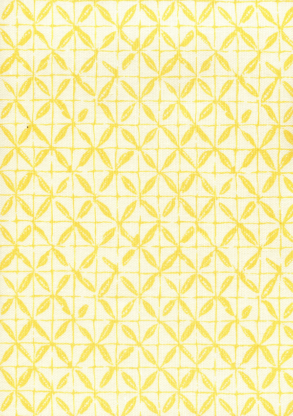 Sunnyjim All Over Yellow on Tint Screen Printed Fabric | China Seas