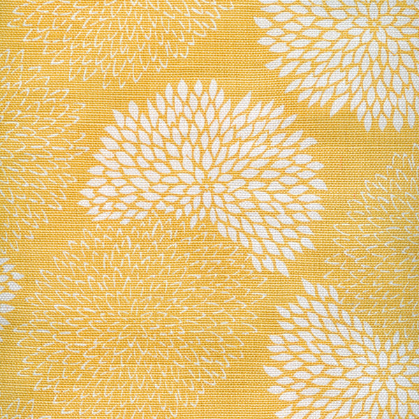 New Chysanthemum Reverse Yellow Screen Printed Fabric | China Seas