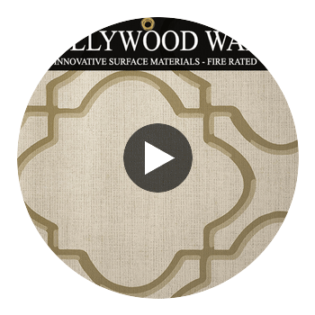 Yves Goriga Durable Vinyl | Hollywood Wallcoverings Circular Swatch | Hollywood Wallcoverings