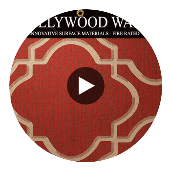 Yves Goriga Durable Vinyl | Hollywood Wallcoverings Circular Swatch | Hollywood Wallcoverings