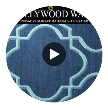 Yves Goriga Durable Vinyl | Hollywood Wallcoverings Circular Swatch | Hollywood Wallcoverings