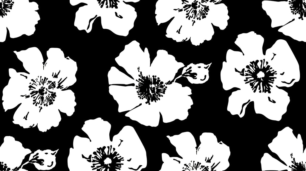Zane's Authentic Vintage 1970's Flowers Wallcovering | DW Bespoke Studios