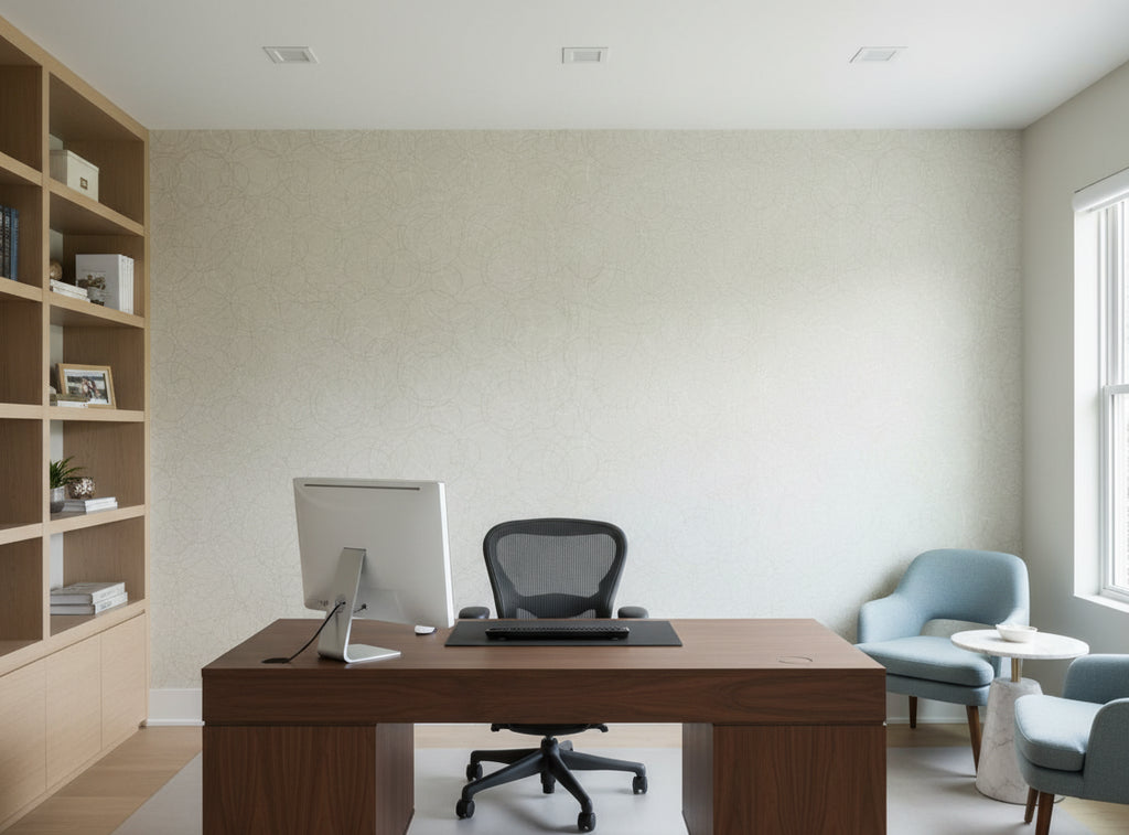 Zebilini Wallcovering - office room setting