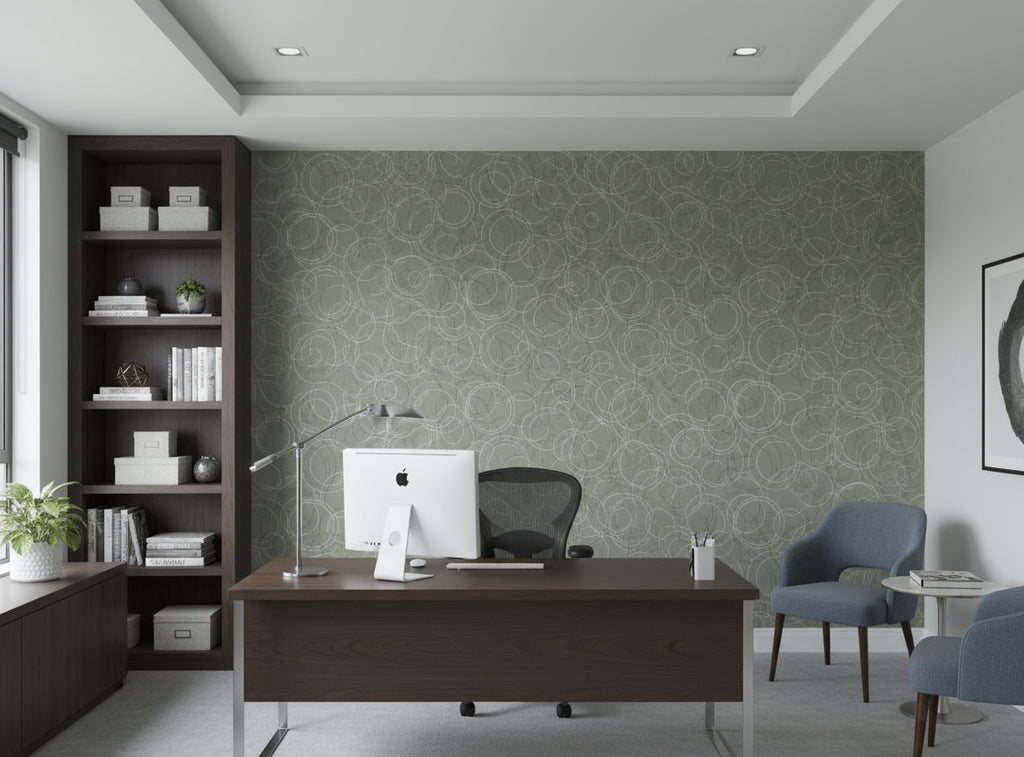 Zebilini Wallcovering - office room setting