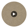 Zebilini Wallcovering Circular Swatch | DW