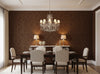 Zebilini Wallcovering - dining room room setting