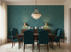 Zebilini Wallcovering - dining room room setting