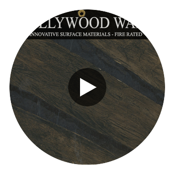 Zebra Drive - Metal and Wood | Hollywood Wallcoverings Circular Swatch | Hollywood Wallcoverings