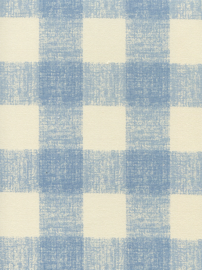 Hingham Plaid, Zibby Blue on Cream Suncloth