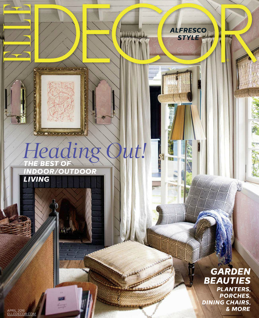 Room setting — Elle Decor, April 2016