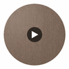 Zipper Zing - Toasted Almond Wallcovering | Hollywood Wallcoverings Circular Swatch | Hollywood Wallcoverings