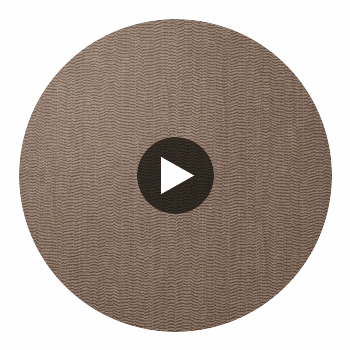 Zipper Zing - Toasted Almond Wallcovering | Hollywood Wallcoverings Circular Swatch | Hollywood Wallcoverings