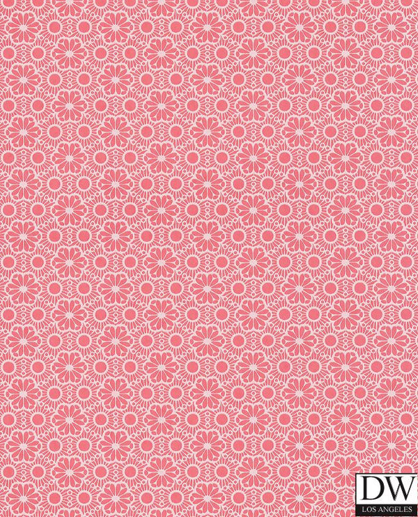 Arielle Coral Marrakesh Wallcovering