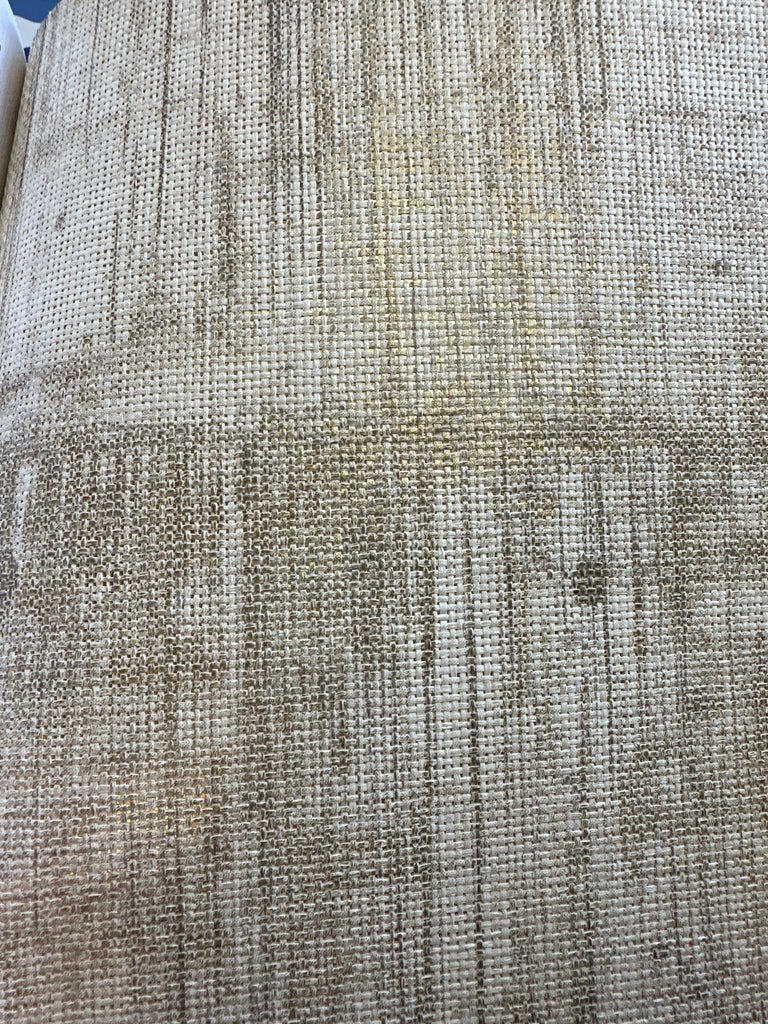 Alessandro Printed Grasscloth on Mylar Foil Naturals