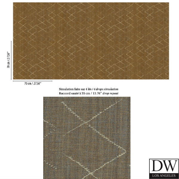 Glam Harlequin on Linen