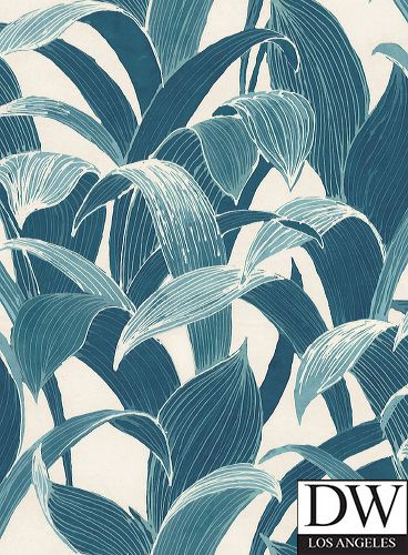 St Tropez Tropical Palm Wallpaper