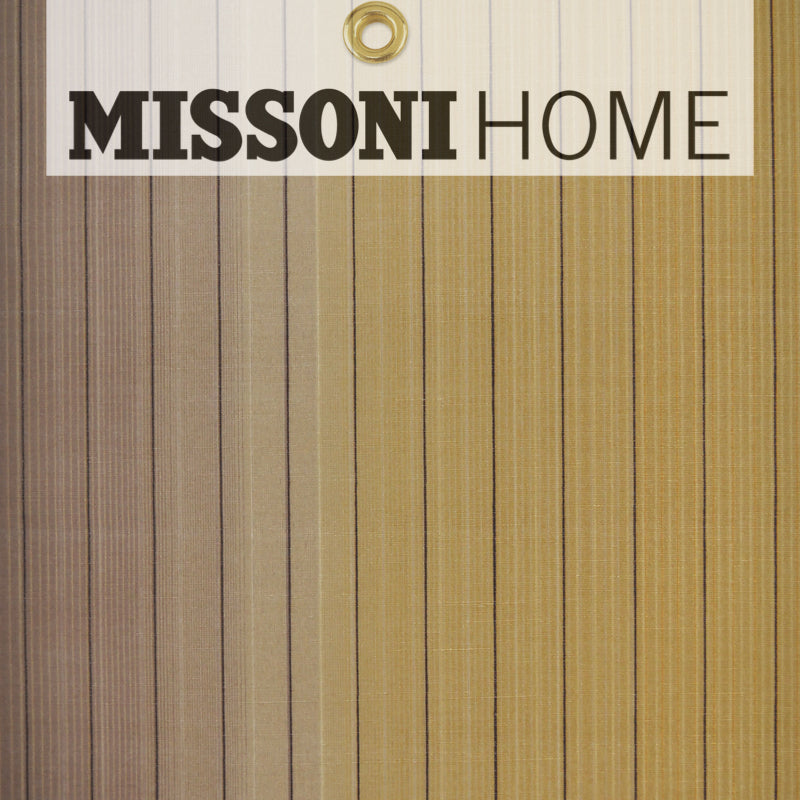 Missoni Home Vertical Stripe Wallpaper - Gold/Tan/Black