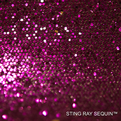 Sting Ray Sequin - Deep Fuschia Pink Purple | Glitter Walls
