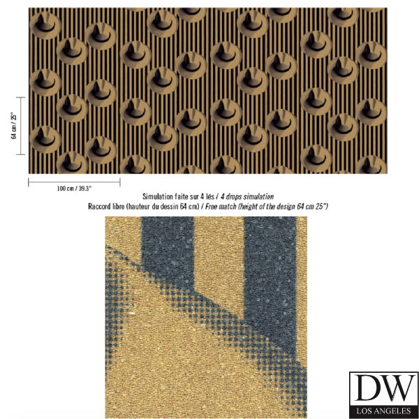 HatGlass Glamor - Glass Beaded Wallcovering