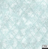 Mercury Glass Blue Distressed Metallic Wallpaper