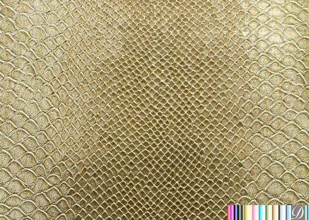 Stirling Lizard Animal Metallic Upholstery Vinyl