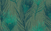 Featherama - Peacock Feathers and Teal Blue