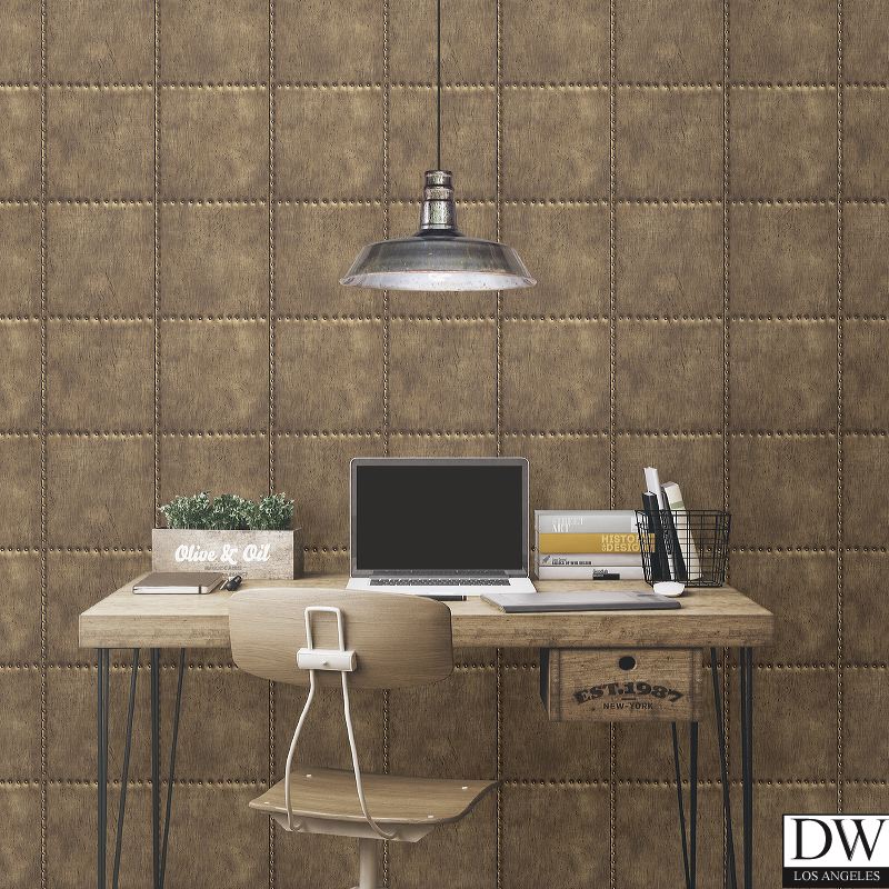 Sheet Metal Brass Rivets Wallpaper