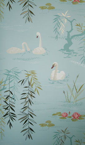 Swan River - A Lake Scenic Wallpaper -106