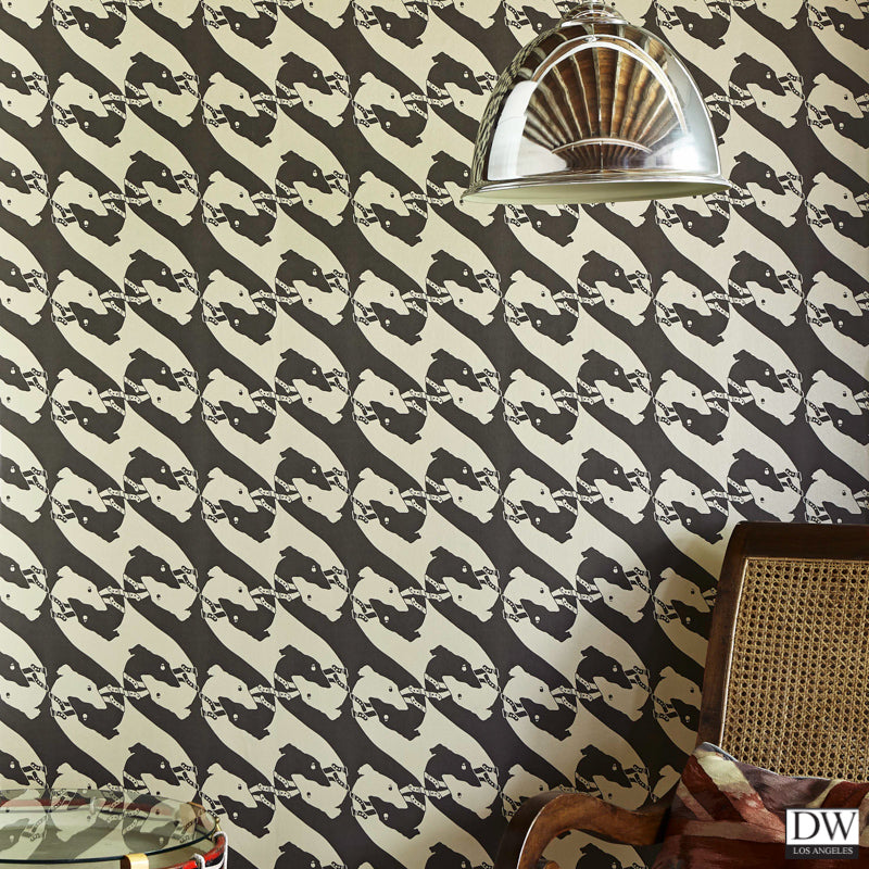 Release the Hounds - Dog Wallpaper - Charcoal