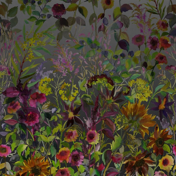 Indian Sunflower Graphite | Designers Guild