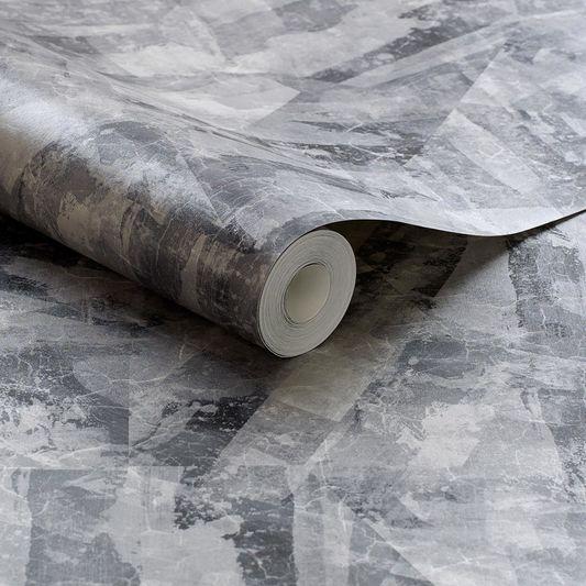 Aura Slate Wallpaper - Designer Wallcoverings and Fabrics