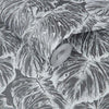 Tropical Pewter Wallpaper - Designer Wallcoverings and Fabrics